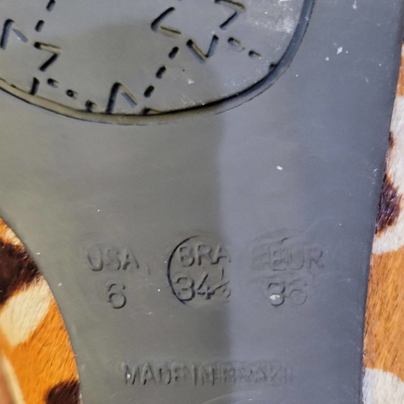 French sole peppy animal print flats size 6 - Picture 5 of 5